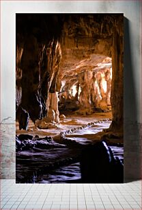 Πίνακας, Cave Interior Εσωτερικό Σπηλαίων