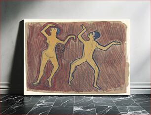 Πίνακας, Cave of the Golden Calf: Study of Two Frenzied Dancers by Spencer Frederick Gore