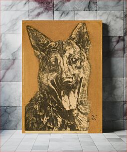 Πίνακας, Cees, portret van een hond (1912–1940) by Dick Ket