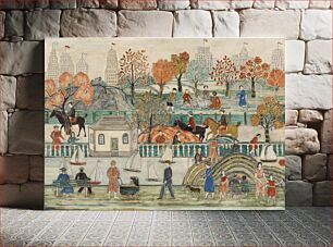 Πίνακας, Central Park by Charles Prendergast
