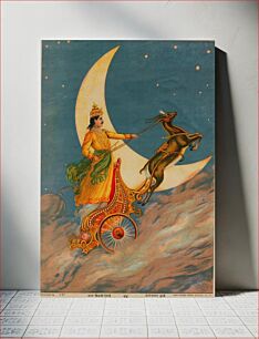 Πίνακας, Chandra the Moon, by Ravi Varma Press