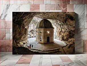 Πίνακας, Chapel Inside a Cave Παρεκκλήσι μέσα σε μια σπηλιά