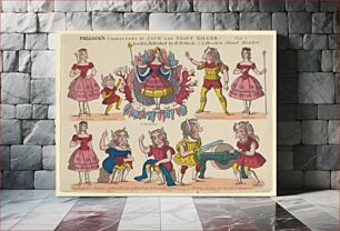 Πίνακας, Characters, from 'Jack the Giant Killer', Plate 2 for a Toy Theater