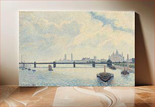 Πίνακας, Charing Cross Bridge, London (1890) by Camille Pissarro