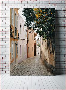 Πίνακας, Charming Mediterranean Alley Γοητευτικό Μεσογειακό Σοκάκι