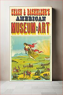 Πίνακας, Chase & Bachelder's American Museum of Art Poster image is based on the 1872 painting, American Progress by John Gast
