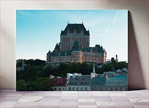 Πίνακας, Château Frontenac in Quebec City Château Frontenac στην πόλη του Κεμπέκ