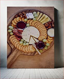 Πίνακας, Cheese and Cracker Platter Πιατέλα με τυρί και κράκερ