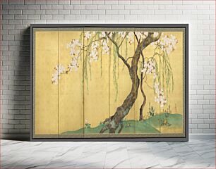 Πίνακας, Cherry and Maple Trees after Sakai Hōitsu