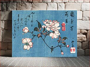 Πίνακας, Cherry Blossoms (1797–1858) woodblock print by Utagawa Hiroshige I