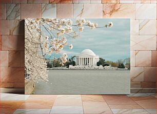 Πίνακας, Cherry Blossoms at the Memorial Άνθη κερασιάς στο Μνημείο