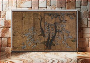 Πίνακας, Cherry, Plum and Willow Trees by Unidentified artist