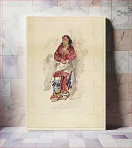 Πίνακας, Cheyenne Youth by Walter Shirlaw, American, b. Scotland, 1838–1909