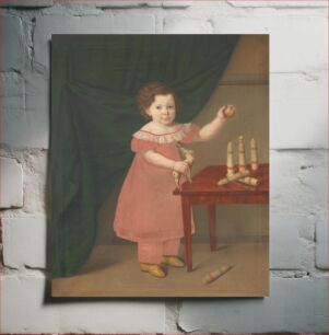 Πίνακας, Child portrait by Johan Anton Bech