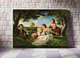 Πίνακας, Children playing, 1830 - 1876, Narcisse Virgile Diaz De La Peña