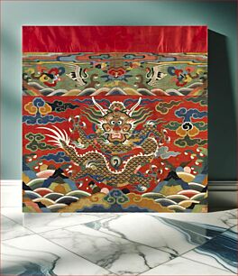 Πίνακας, Chinese altar frontal (1627–1644) vintage textile by