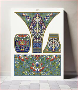 Πίνακας, Chinese botanical illustration, Examples of Chinese Ornament selected from objects in the South Kensington Museum and other collections by Owen Jones