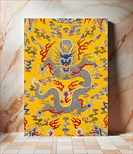 Πίνακας, Chinese empress's twelve-symbol robe (18th-19th century) vintage embroidery