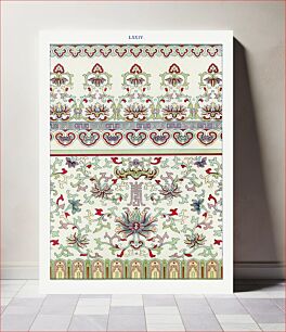 Πίνακας, Chinese floral illustration, Examples of Chinese Ornament selected from objects in the South Kensington Museum and other collections by Owen Jones