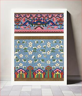 Πίνακας, Chinese floral illustration, Examples of Chinese Ornament selected from objects in the South Kensington Museum and other collections by Owen Jones