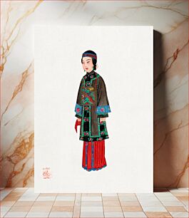 Πίνακας, Chinese lady in official robe illustration