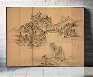 Πίνακας, Chinese Landscape in Summer by Sugai Baikan