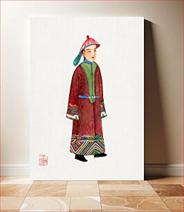 Πίνακας, Chinese men's ordinary clothing