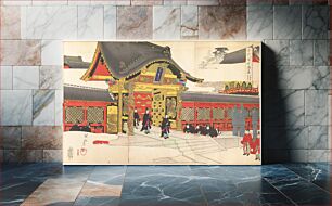 Πίνακας, Chiyoda Castle (Album of Men) by Yoshu Chikanobu