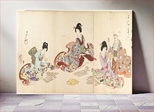 Πίνακας, Chiyoda Castle (Album of Women) by Yōshū (Hashimoto) Chikanobu