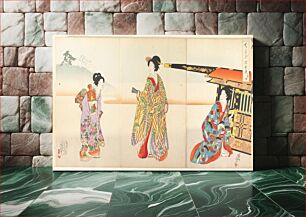 Πίνακας, Chiyoda Castle (Album of Women)