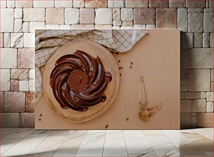 Πίνακας, Chocolate Bundt Cake Τούρτα Bundt σοκολάτας