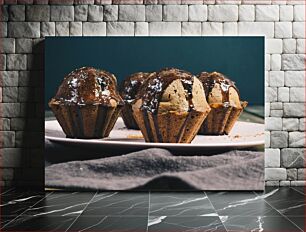 Πίνακας, Chocolate Covered Muffins Muffins με σοκολάτα
