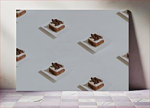 Πίνακας, Chocolate Desserts Pattern Μοτίβο επιδόρπια σοκολάτας