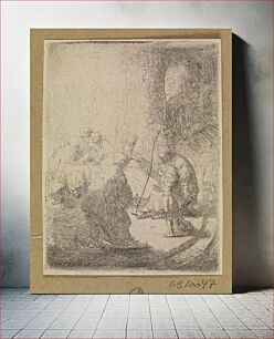 Πίνακας, Christ among the scribes by Rembrandt van Rijn