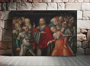 Πίνακας, Christ and the Adulteress