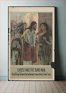 Πίνακας, Christ and the blind man