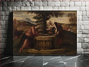 Πίνακας, Christ and the Woman of Samaria by Tintoretto (Jacopo Robusti)