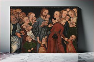 Πίνακας, Christ Blessing the Children by Lucas Cranach d.Æ