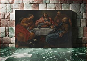 Πίνακας, Christ in Emmaus by Antonio Circignano
