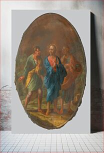 Πίνακας, Christ on the road to emmaus