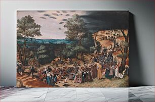 Πίνακας, Christ's walk to Calvary by Pieter Brueghel the Younger