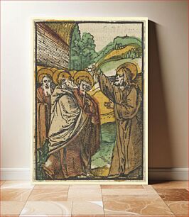 Πίνακας, Christ Teaching the Disciples, 2, from Das Plenarium by Hans Schäufelein