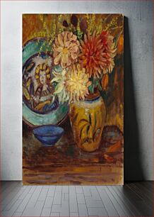 Πίνακας, Chrysanthemums, 1927, by Alfred William Finch
