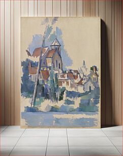 Πίνακας, Church at Montigny-sur-Loing (L'Église de Montigny-sur-Loing) by Paul Cézanne