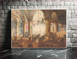 Πίνακας, Church interior by Aron Wallick