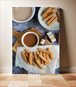 Πίνακας, Churros and Chocolate Dip Churros και ντιπ σοκολάτας