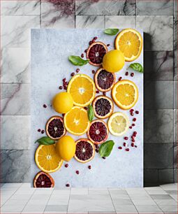 Πίνακας, Citrus and Pomegranate Composition Σύνθεση εσπεριδοειδών και ροδιού