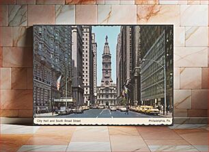 Πίνακας, City hall and South Broad Street, Philadelphia, Pa