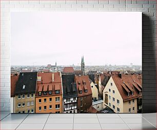 Πίνακας, City Rooftops and Skyline Στέγες πόλης και Ορίζοντας