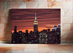 Πίνακας, City Skyline at Sunset Ο ορίζοντας της πόλης στο ηλιοβασίλεμα
